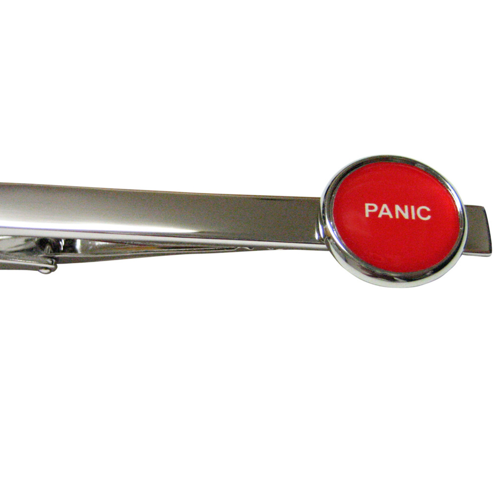 Panic Button Square Tie Clip - image 1